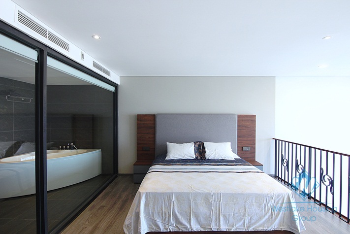 Luxury one bedroom apartment for rent in Pentstudio building, Tay Ho district, Ha Noi